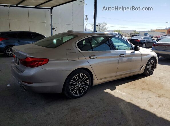 WBAJA9C56JB249337 2018 BMW 5 SERIES Tan Rear right