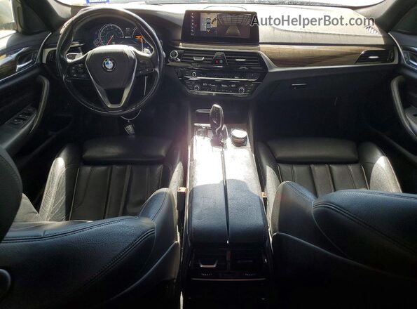 WBAJA9C56JB249337 2018 BMW 5 SERIES Tan Dashboard view