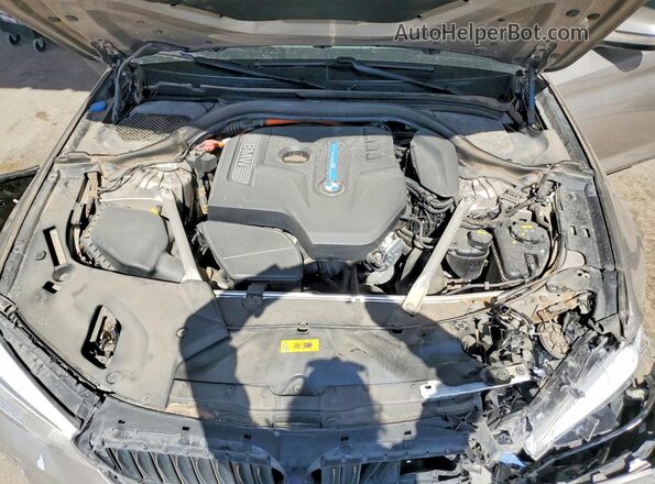 WBAJA9C56JB249337 2018 BMW 5 SERIES Tan Rear interior view