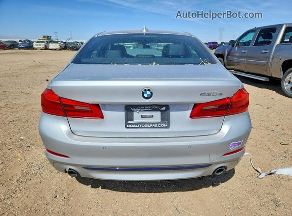WBAJA9C56KB389101 2019 BMW 5 SERIES Silver Հետևի տեսք