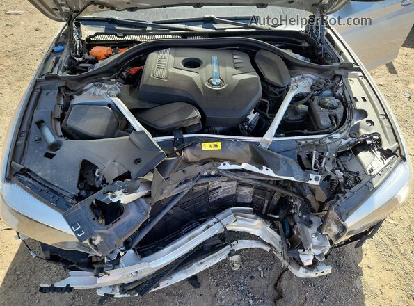 WBAJA9C56KB389101 2019 BMW 5 SERIES Silver Սալոնի հետևի տեսք