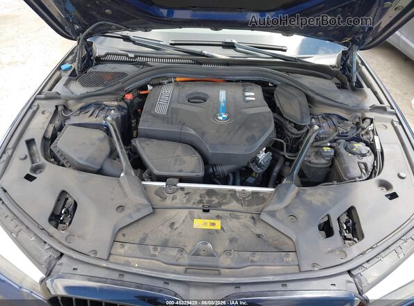 WBAJA9C57JB034405 2018 BMW 5 SERIES Dark Blue Widok z tyłu
