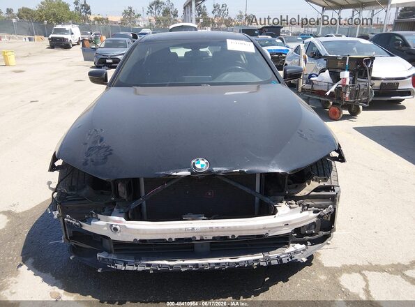 WBAJA9C57JB252232 2018 BMW 5 SERIES Black Вид задньої частини салону