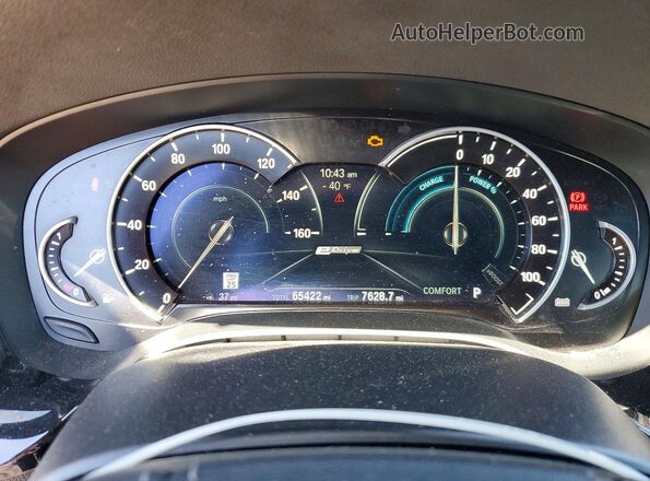 WBAJA9C58KB388466 2019 BMW 5 SERIES Black ხელსაწყოთა პანელის ხედი