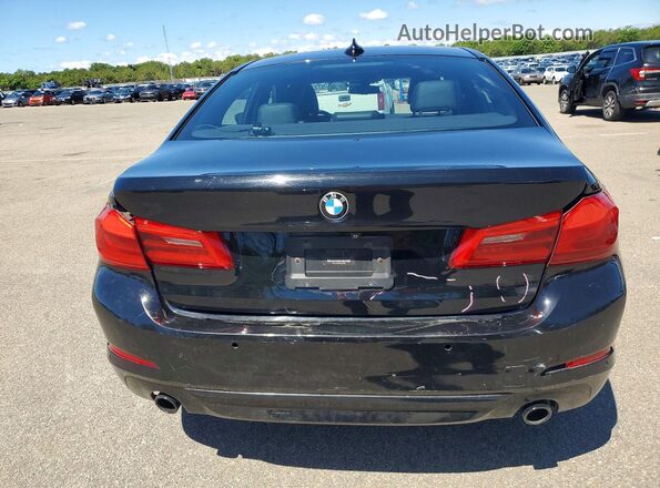 WBAJA9C58KB388466 2019 BMW 5 SERIES Black უკანა ხედი