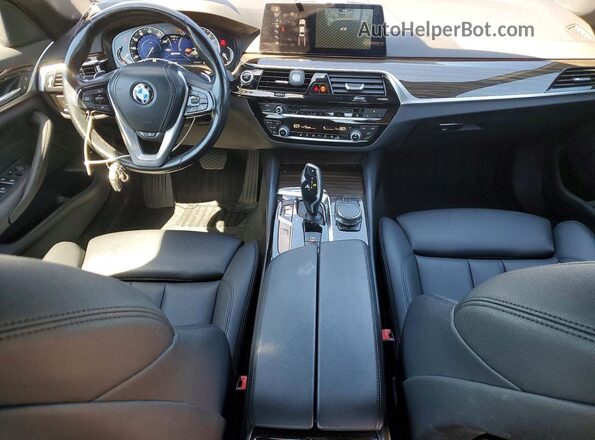 WBAJA9C58KB388466 2019 BMW 5 SERIES Black წინა პანელის ხედი