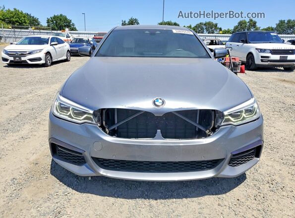 WBAJA9C58KB399130 2019 BMW 5 SERIES Gray 