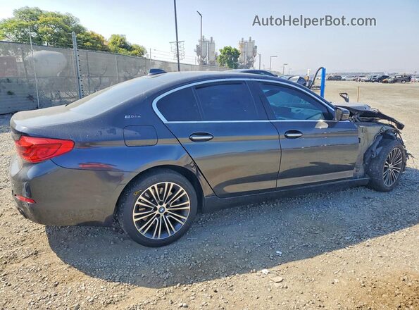 WBAJA9C59JB033062 2018 BMW 5 SERIES Черный Задняя правая четверть