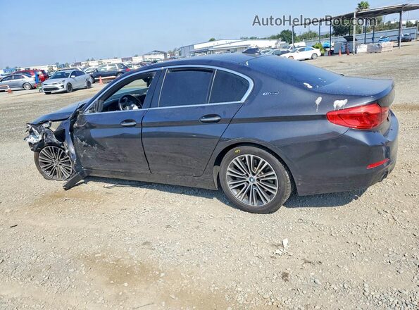 WBAJA9C59JB033062 2018 BMW 5 SERIES Черный Задняя левая четверть
