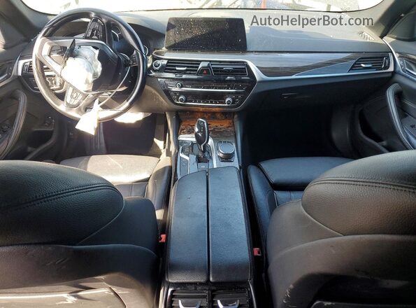 WBAJA9C59JB033062 2018 BMW 5 SERIES Черный Вид панели приборов