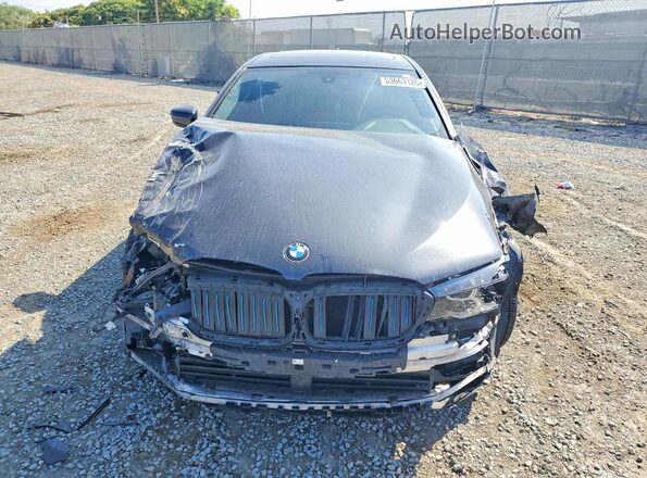 WBAJA9C59JB033062 2018 BMW 5 SERIES Черный Вид спереди