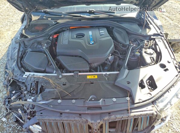 WBAJA9C59JB033062 2018 BMW 5 SERIES Черный Вид задней части салона