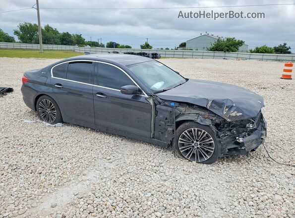 WBAJA9C59JB252880 2018 BMW 5 SERIES Black Front right