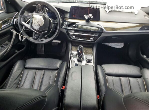 WBAJA9C59JB252880 2018 BMW 5 SERIES Black Dashboard view