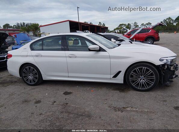 WBAJA9C59JB253303 2018 BMW 5 SERIES White Vista interior de 360 grados