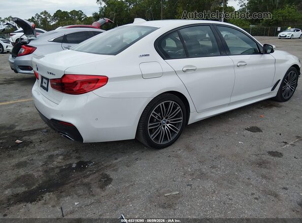 WBAJA9C59JB253303 2018 BMW 5 SERIES White Trasero derecho