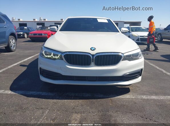 WBAJA9C59KB391859 2019 BMW 5 SERIES White Instrument cluster view