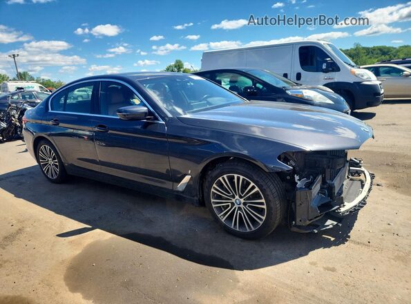 WBAJB1C50KB376827 2019 BMW 5 SERIES Charcoal 