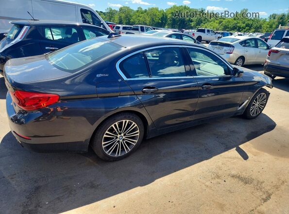 WBAJB1C50KB376827 2019 BMW 5 SERIES Charcoal 