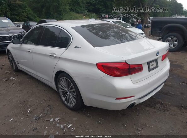 WBAJB1C52JB084062 2018 BMW 5 SERIES Белый Задняя левая четверть