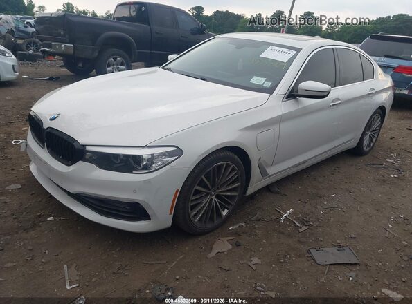 WBAJB1C52JB084062 2018 BMW 5 SERIES Белый Передняя левая четверть