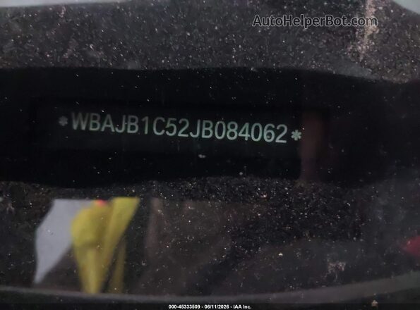 WBAJB1C52JB084062 2018 BMW 5 SERIES Белый 