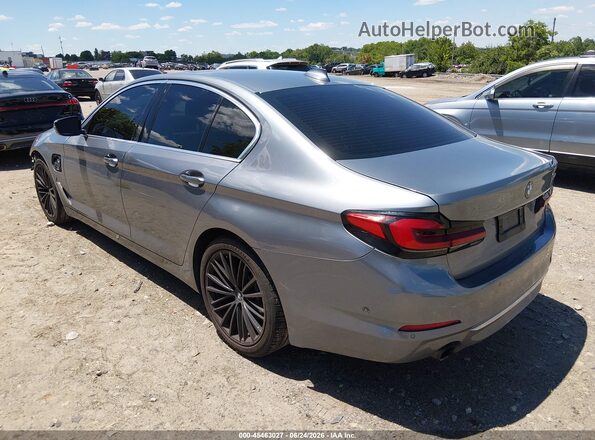 WBAJB1C54KB376698 2019 BMW 5 SERIES Gray Հետևի ձախ