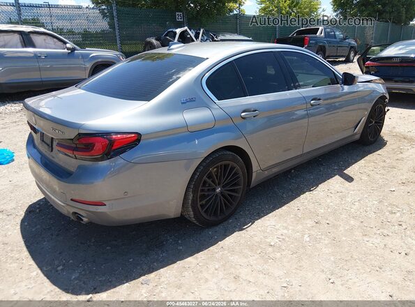 WBAJB1C54KB376698 2019 BMW 5 SERIES Gray Հետևի աջ