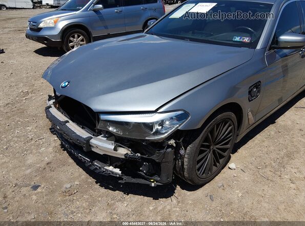 WBAJB1C54KB376698 2019 BMW 5 SERIES Gray 