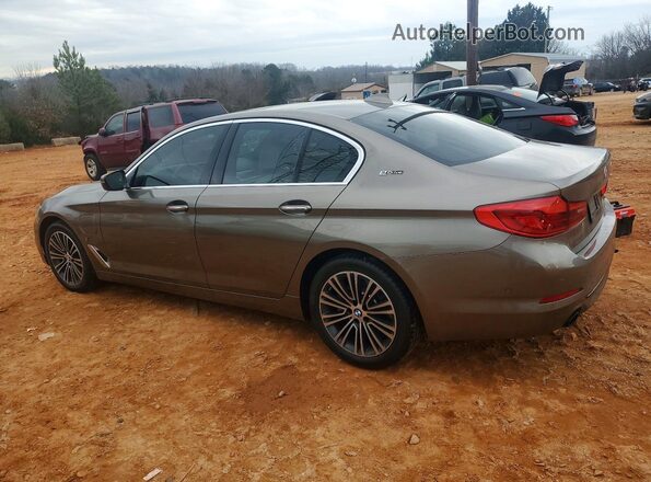 WBAJB1C58JB374757 2018 BMW 5 SERIES Green Задня ліва чверть