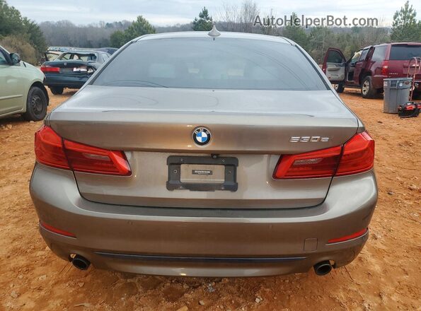 WBAJB1C58JB374757 2018 BMW 5 SERIES Green Вид ззаду