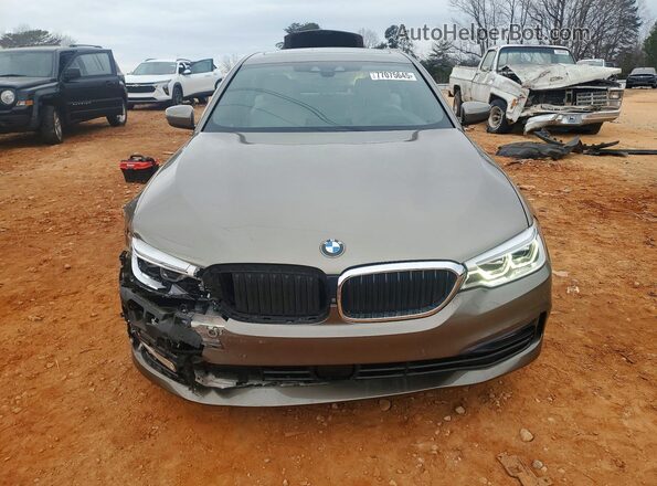 WBAJB1C58JB374757 2018 BMW 5 SERIES Green Вид спереду