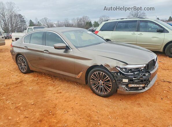 WBAJB1C58JB374757 2018 BMW 5 SERIES Green Передня права чверть