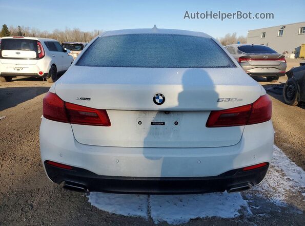 WBAJB1C58JG623321 2018 BMW 5 SERIES White უკანა ხედი