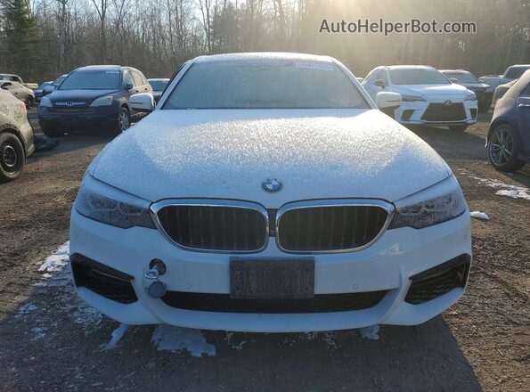 WBAJB1C58JG623321 2018 BMW 5 SERIES White წინა ხედი