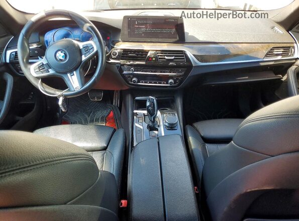 WBAJB1C58JG623321 2018 BMW 5 SERIES White წინა პანელის ხედი