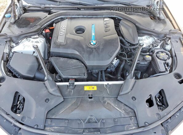 WBAJB1C58JG623321 2018 BMW 5 SERIES White უკანა სალონის ხედი