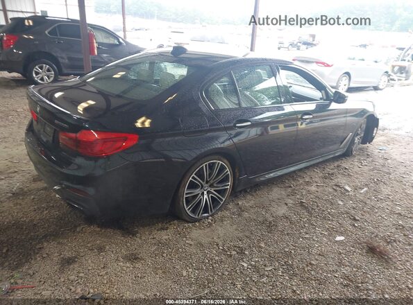 WBAJB9C52JB286821 2018 BMW 5 SERIES Black უკანა მარჯვენა