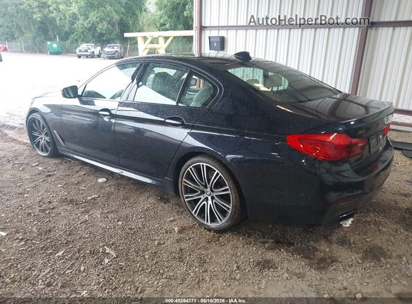 WBAJB9C52JB286821 2018 BMW 5 SERIES Black უკანა მარცხენა