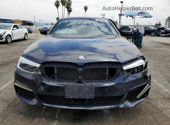 WBAJB9C53JG464593 2018 BMW M5 Blue Vista frontal