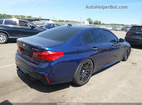 WBAJB9C56JB034845 2018 BMW 5 SERIES Blue უკანა მარჯვენა