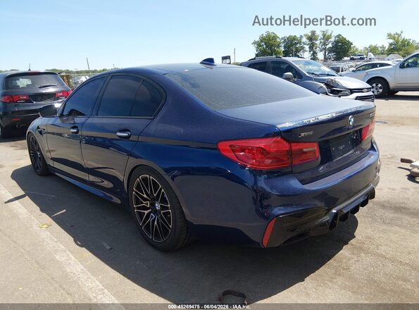 WBAJB9C56JB034845 2018 BMW 5 SERIES Blue უკანა მარცხენა
