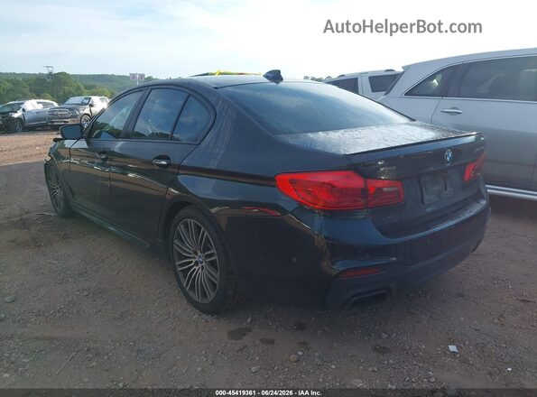 WBAJB9C56JG464040 2018 BMW 5 SERIES Черный Задняя левая четверть