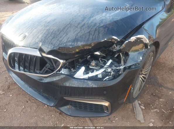 WBAJB9C56JG464040 2018 BMW 5 SERIES Черный Вид спереди