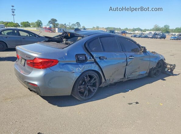 WBAJB9C57JB050200 2018 BMW M5 Silver უკანა მარჯვენა