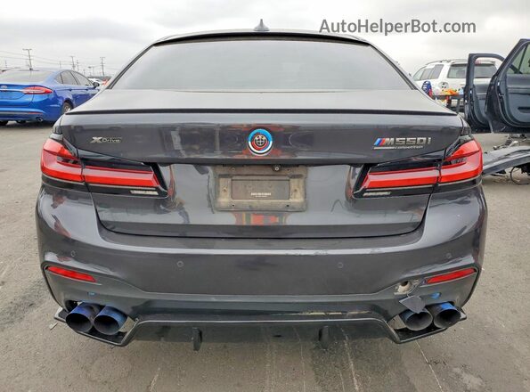 WBAJB9C57JG463639 2018 BMW M5 Black უკანა ხედი