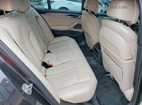 WBAJB9C57JG463639 2018 BMW M5 Black უკანა სავარძლების ხედი