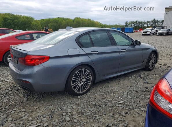 WBAJB9C58JB035026 2018 BMW M5 Серый Задняя правая четверть