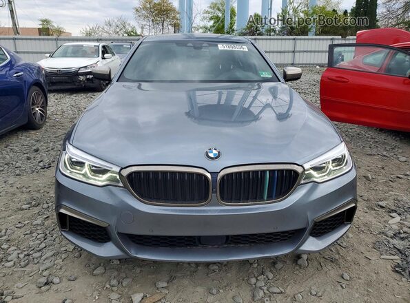 WBAJB9C58JB035026 2018 BMW M5 Серый Вид спереди