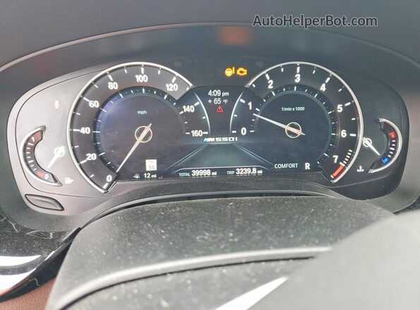 WBAJB9C58JB035026 2018 BMW M5 Серый Вид щитка приборов